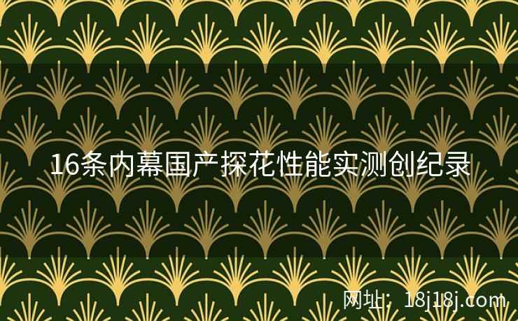 16条内幕国产探花性能实测创纪录